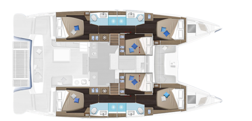 Noleggio Catamarano Lagoon con patente nautica