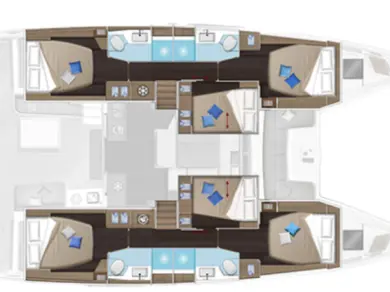 Noleggio Catamarano Lagoon con patente nautica
