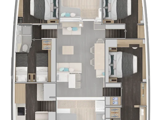 Noleggiare una Lagoon Lagoon 60 a Álimos