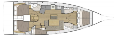 Noleggio barche Bénéteau Oceanis 46.1 a Rodi (Citta) su Samboat