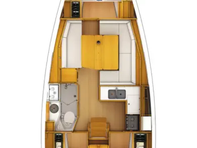 Jeanneau Sun Odyssey 389 da affittare a  Lussinpiccolo (Mali Lošinj)