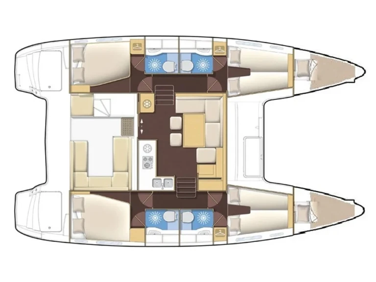 Noleggio Catamarano Lagoon con patente nautica