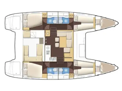Noleggio Catamarano Lagoon con patente nautica