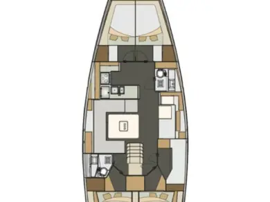 Noleggio Barca a vela a Spalato – Elan Impression 50