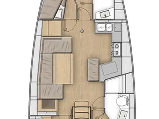 Noleggio Barca a vela Bénéteau con patente nautica