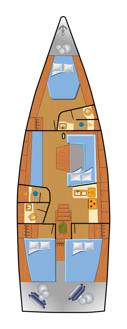 Noleggio Barca a vela Dehler con patente nautica