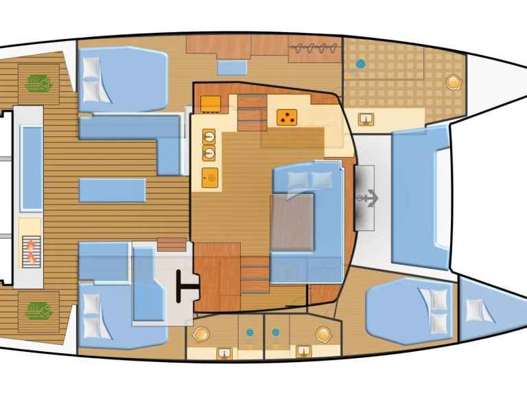 Catamarano a noleggio a Rogosnizza al miglior prezzo