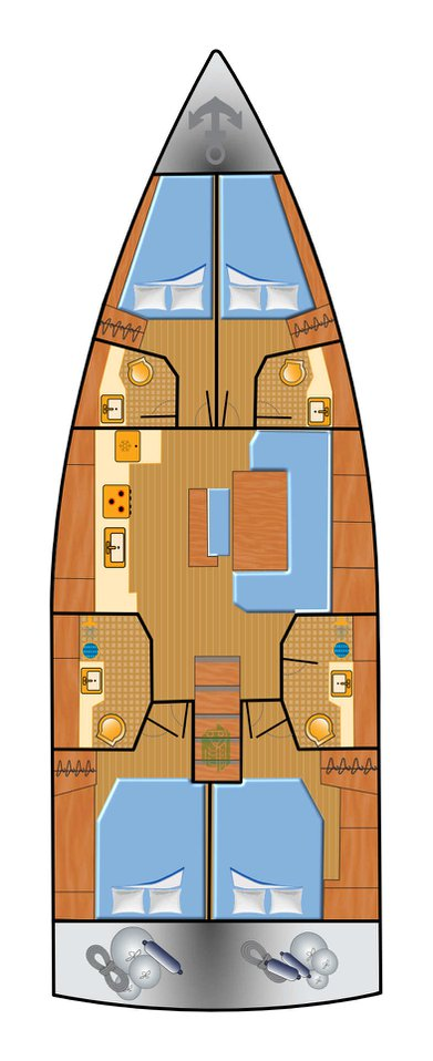 Noleggio Barca a vela Hanse con patente nautica