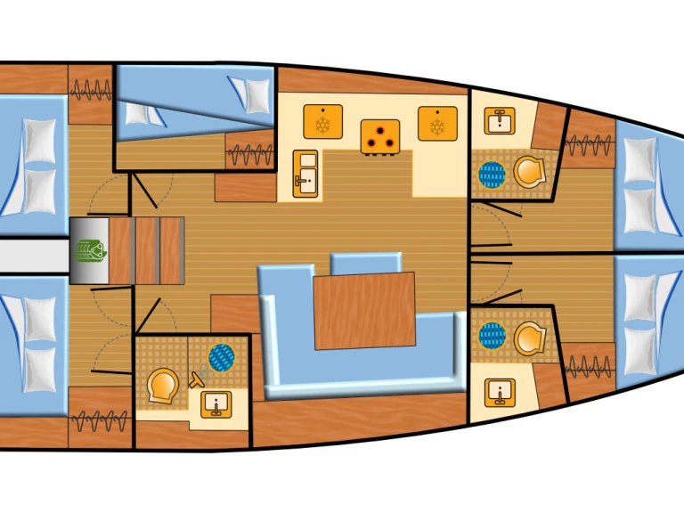Noleggio barche Zaravecchia (Biograd) economico Sun Odyssey 490