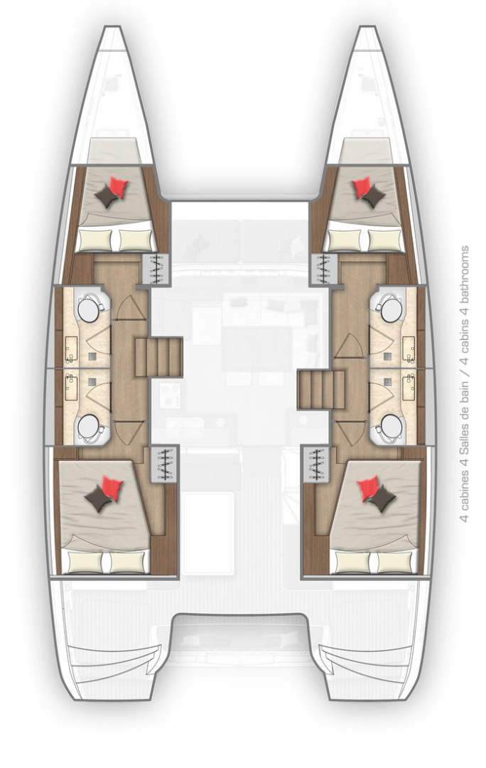 Noleggio Catamarano Lagoon con patente nautica
