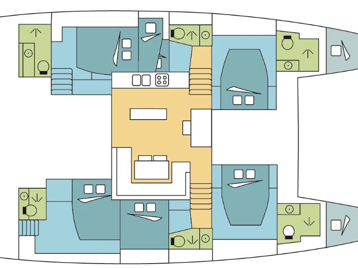 Catamarano a noleggio a Lefkáda al miglior prezzo
