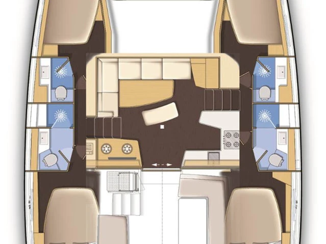 Noleggio Catamarano Lagoon con patente nautica