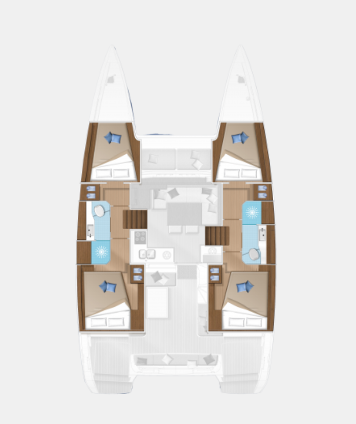 Noleggio Catamarano con o senza skipper Lagoon a Novi