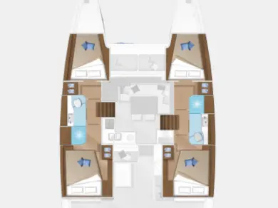 Noleggio Catamarano con o senza skipper Lagoon a Novi