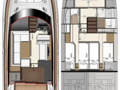 Noleggio a Zaravecchia (Biograd) – Jeanneau Prestige 460 Fly - 3 + 1 cab. su SamBoat