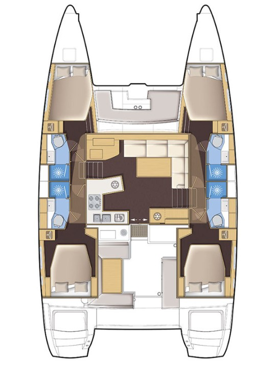 Noleggio barche Lagoon Lagoon 450 F a Primošten su Samboat