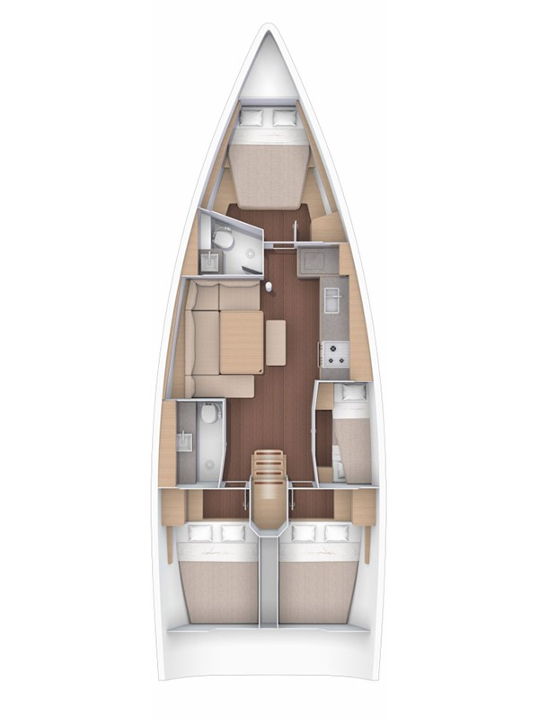 Dufour Dufour 430 da affittare a  Primošten