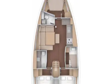 Dufour Dufour 430 da affittare a  Primošten