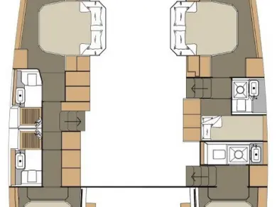Noleggio Catamarano Dufour con patente nautica
