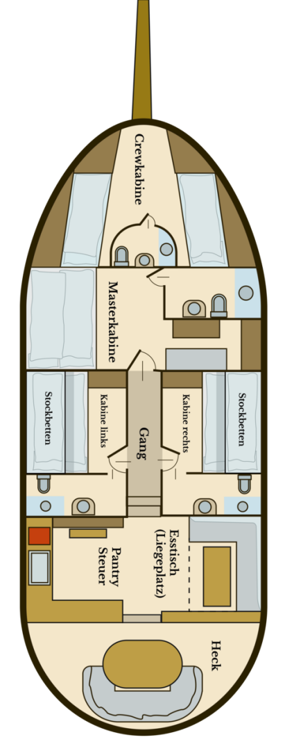 Noleggiare una Custom Made Larus - 3 + 1 cab. a Pirovac