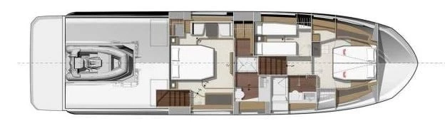 Noleggiare una Jeanneau Prestige 590 a Podstrana