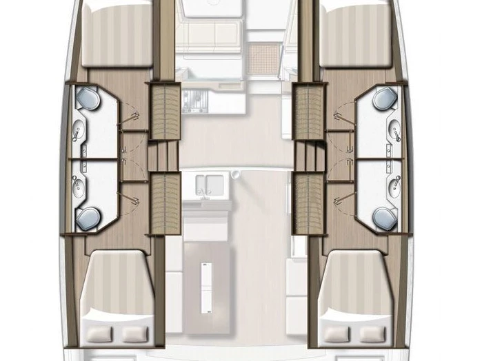 Noleggio Catamarano a Sebenico – Bali Bali 4.2