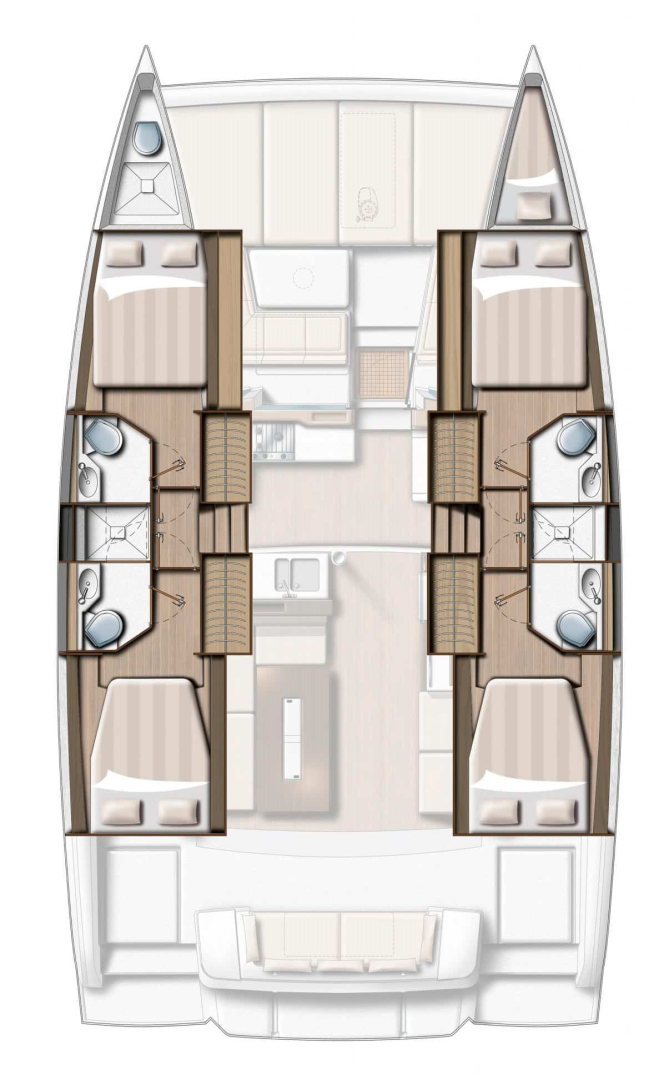 Noleggio Catamarano Bali con patente nautica