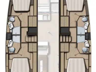 Noleggio Catamarano con o senza skipper Bali a Zaravecchia (Biograd)