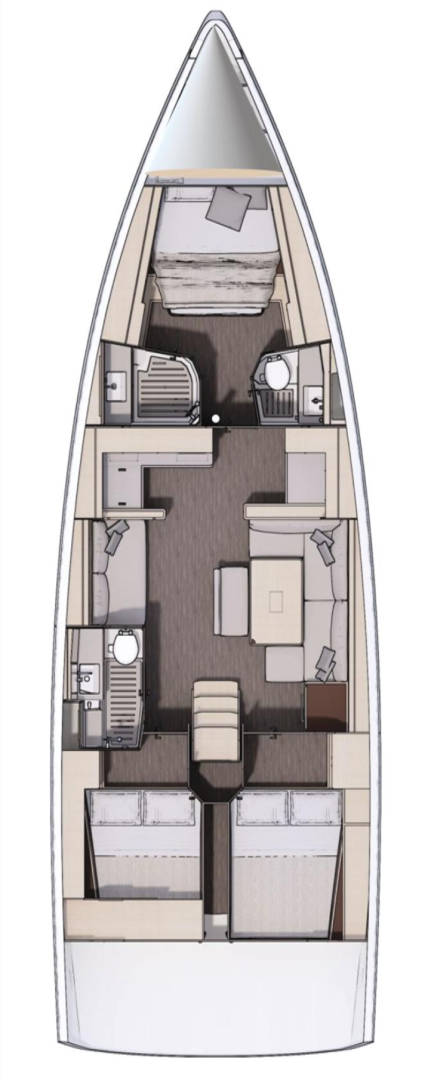 Noleggio Barca a vela Dufour con patente nautica