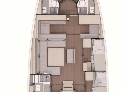 Noleggio barche Vodizze economico Dufour 530
