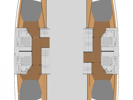 Noleggio Catamarano Fountaine Pajot con patente nautica