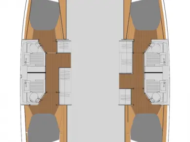 Noleggio Catamarano Fountaine Pajot con patente nautica