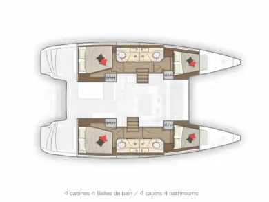 Noleggio barche Lagoon Lagoon 40 a Komolac su Samboat