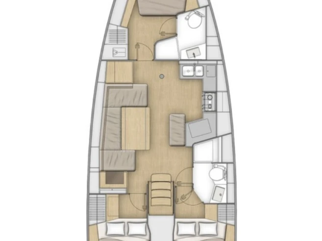 Noleggio barche Bénéteau Oceanis 40.1 a Spalato su Samboat