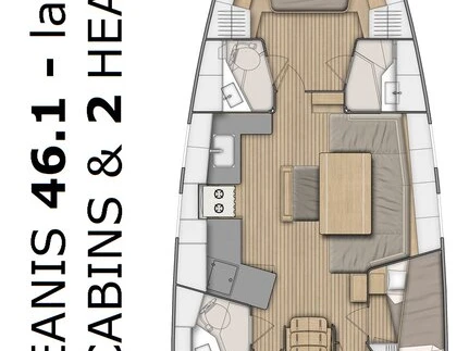 Noleggio Barca a vela con o senza skipper Bénéteau a Spalato