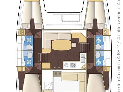 Noleggio barche Turgutreis economico Lagoon 400 S2