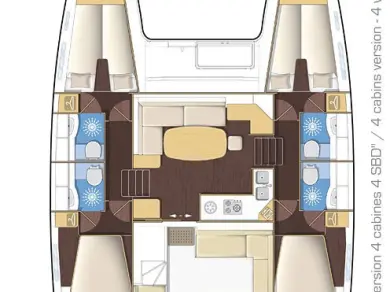 Noleggio barche Turgutreis economico Lagoon 400 S2