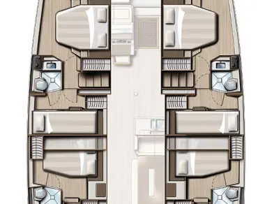 Noleggio Catamarano Bali con patente nautica