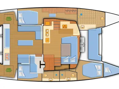 Noleggio Catamarano Fountaine Pajot con patente nautica