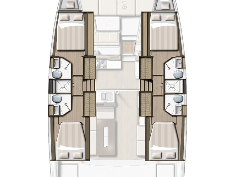 Noleggio Catamarano a Gouviá – Bali Bali 4.2