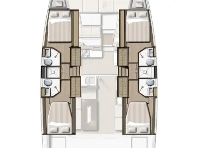 Noleggio Catamarano a Gouviá – Bali Bali 4.2