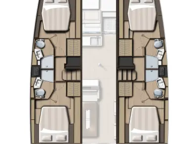 Noleggio Catamarano Bali con patente nautica