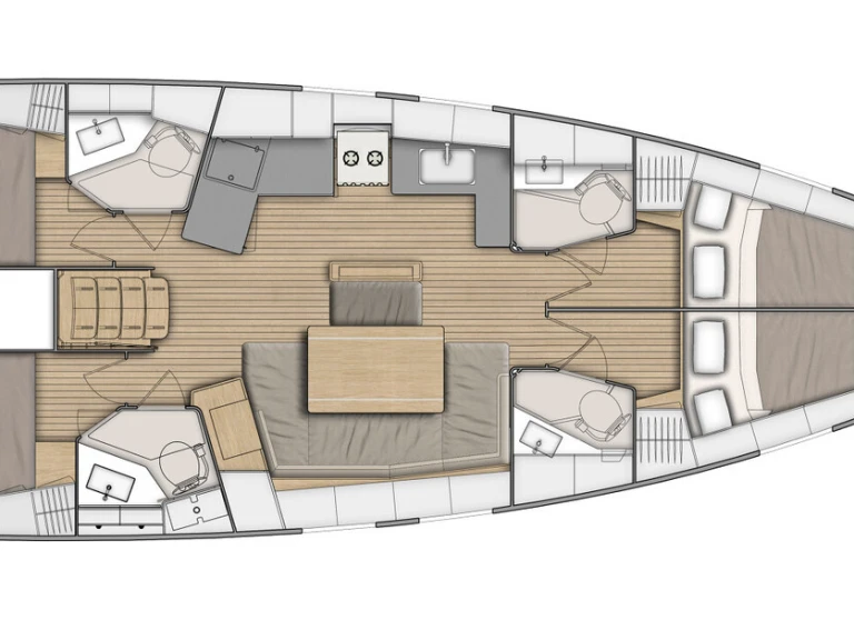 Noleggio Barca a vela a Lefkáda – Bénéteau Oceanis 46.1