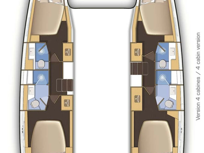 Noleggio barche Salamína economico Lagoon 42