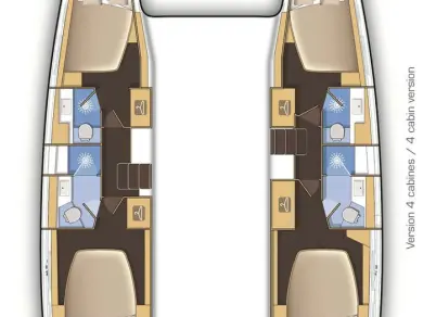 Noleggio barche Salamína economico Lagoon 42