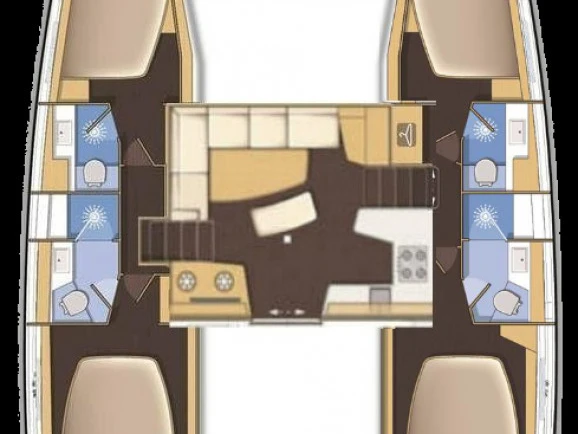 Noleggio barche Lagoon Lagoon 42 a Gouviá su Samboat