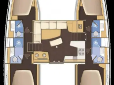 Noleggio barche Lagoon Lagoon 42 a Gouviá su Samboat