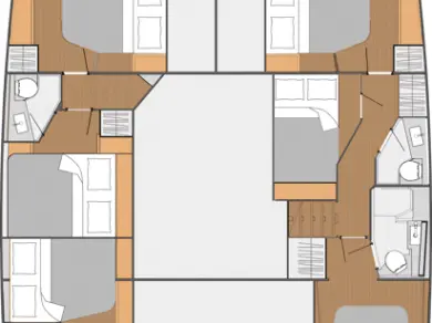 Noleggiare una Fountaine Pajot Saba 50 a Trogir