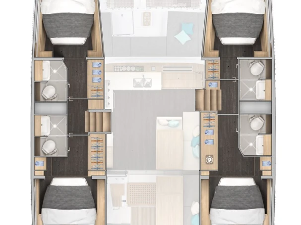 Noleggio Catamarano Lagoon con patente nautica