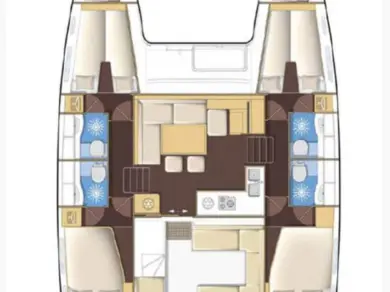 Noleggio Catamarano Lagoon con patente nautica